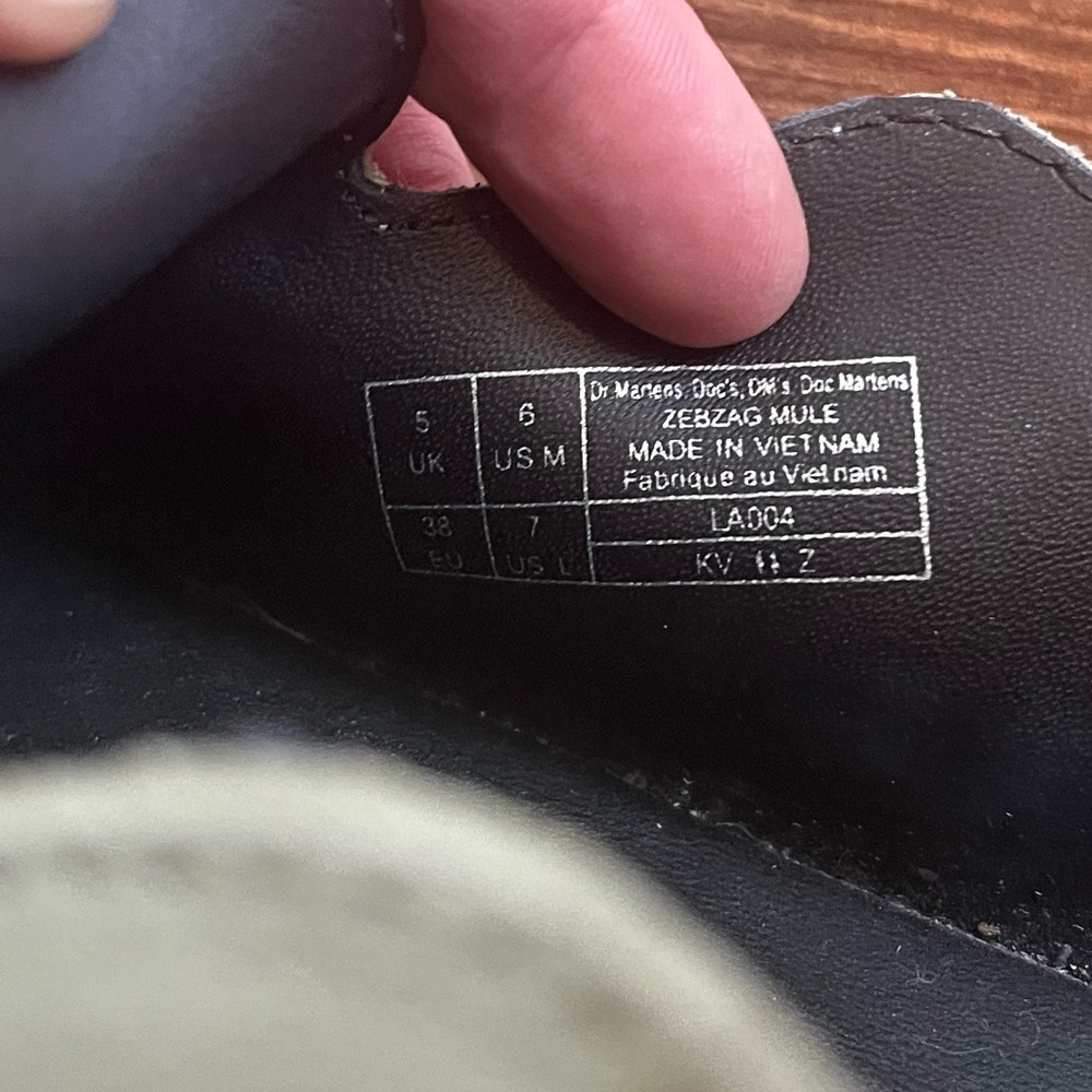 Dr. Martens Zebzag Mules - Picture 6 of 6